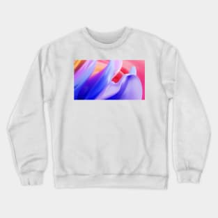 splashing color wave Crewneck Sweatshirt